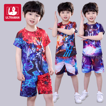 Taiga Altman clothes childrens summer clothes Rob suit Aix boys Jedd summer style Cyro short-sleeved Galaxy