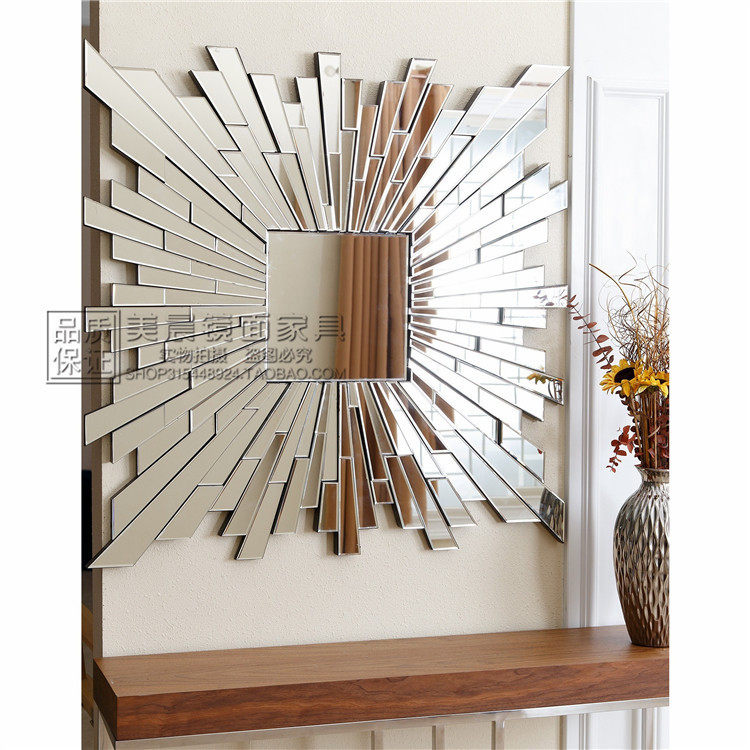 Simple mirror mask decoration mirror mirror mirror furniture square wall mounted special price