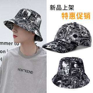 Men's Korean Style Spring and Summer ins Trendy Baseball Cap Sunshade Fisherman Hat Casual Versatile Boys' Peaked Cap