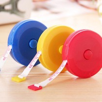 Candy color mini tape measure measuring three circumference height portable ruler mini tape measuring soft ruler