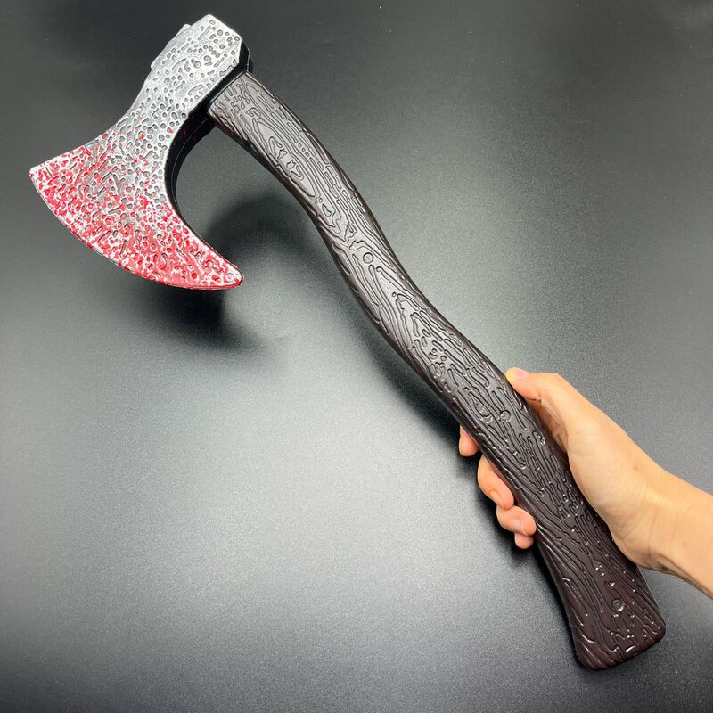 Halloween Cosplay Props Ball Party Toys Simulated Bloody Weapons Axe Medieval Battle Axe for Men and Women