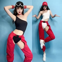 Nightclub GoGo Bar Ds female singer DJ trendy performance costume sexy BAO WEN three-point bikini split suit