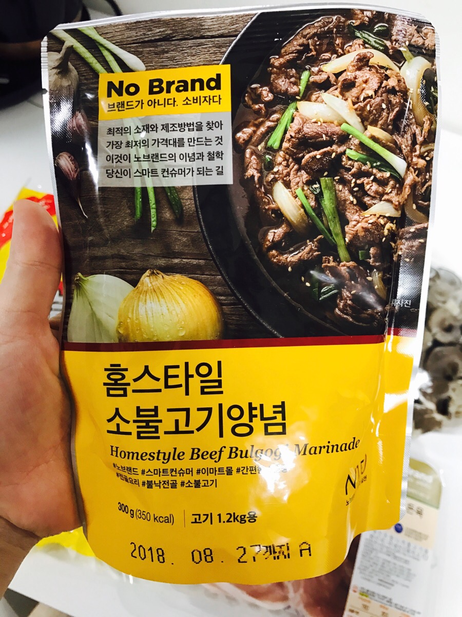 Korean Straight Hair nobrand Korean Roast Beef Sauce 300g Can Make 1 2KG Meat 4-5 Simple Cuisine
