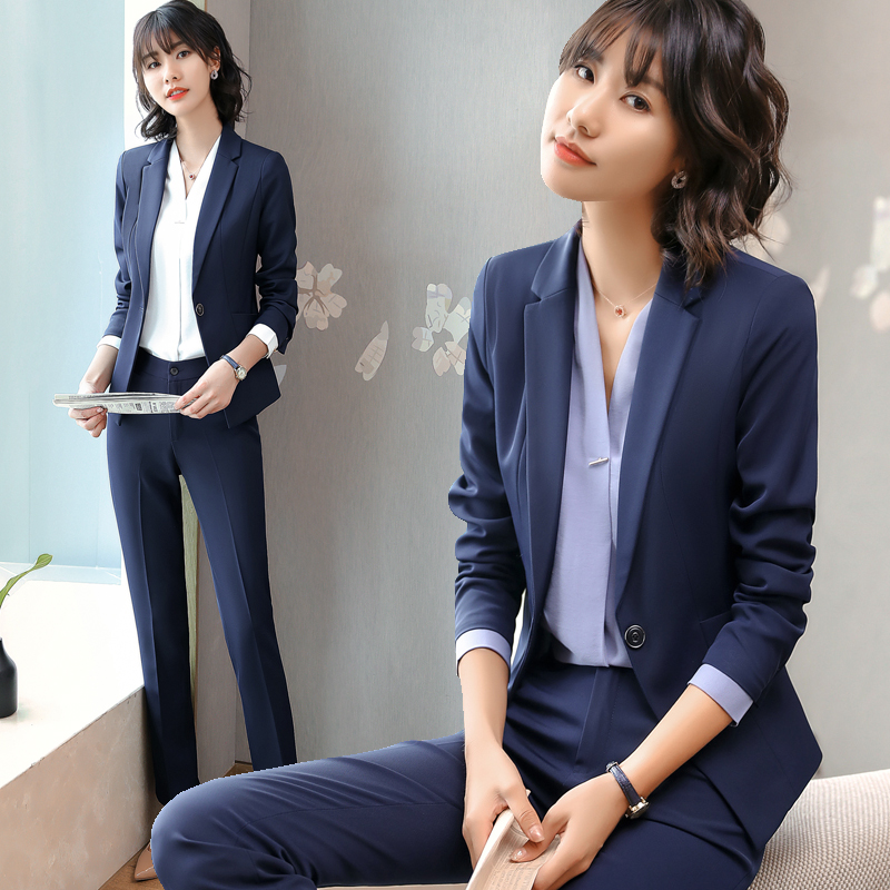 Career suit women 2023 new stylish jewelry shop beauty salon suit suit and fancy hotel front desk
