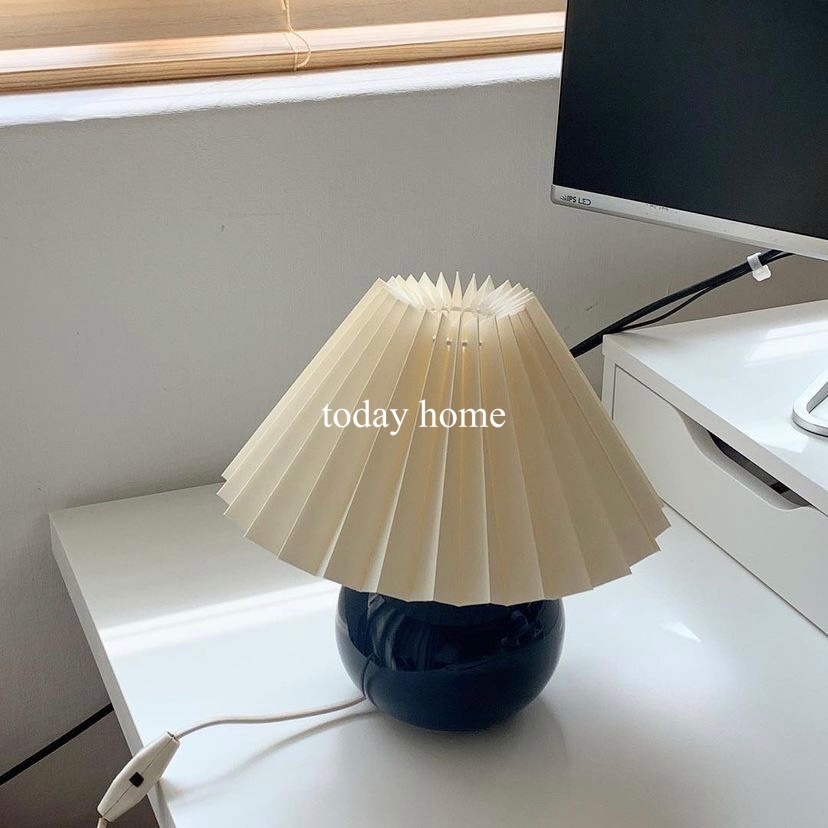 today home Vintage Metro Vintage Lights Circular Ball Ceramics in Korean Girl Bedroom Head Light