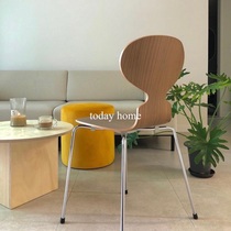 today home Ant chair ins Korean blogger casual dining chair 7 word chair designer brief office chair subs