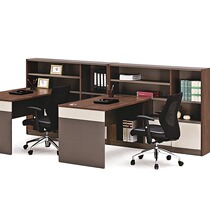 Staff desk simple modern 4 6 seat staff desk with cabinet boss table 4 people simple finance table and chair combination