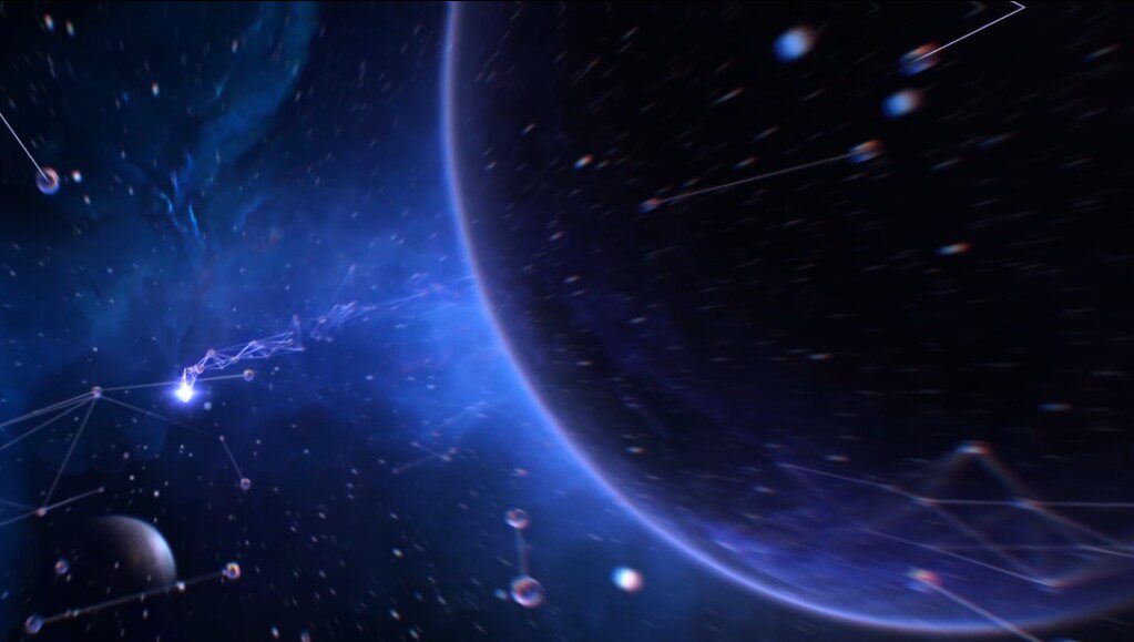 科技启动仪式开幕式宇宙星空穿梭文字开场视频宣传片头  震撼大气大数据企业年会 AE模板  8.6