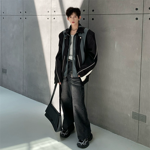 Весенняя куртка, комплект, короткие наплечники, европейский стиль, изысканный стиль, в американском стиле