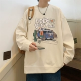 Летняя тонкая толстовка, ретро лонгслив для влюбленных, оверсайз, в американском стиле