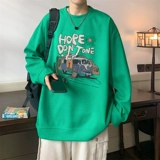 Летняя тонкая толстовка, ретро лонгслив для влюбленных, оверсайз, в американском стиле