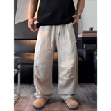 Летние тонкие штаны, дышащий парашютист, свободный прямой крой