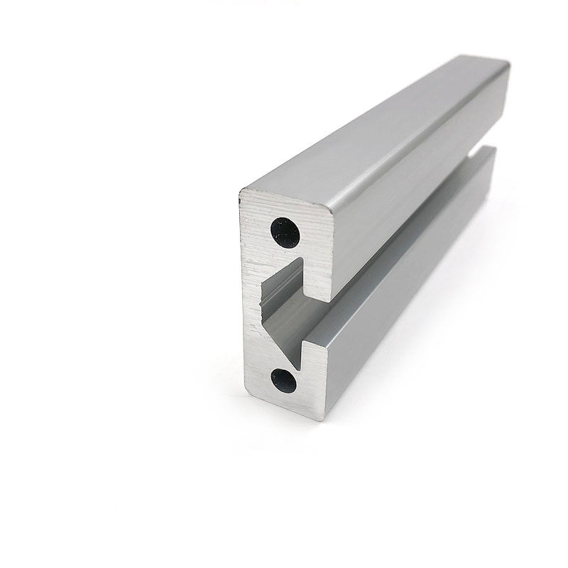 Industrial aluminium profile 1640 UEFA aluminium alloy 16 * 40 thickened chute moving door leaning against ruler rail profile fittings-Taobao