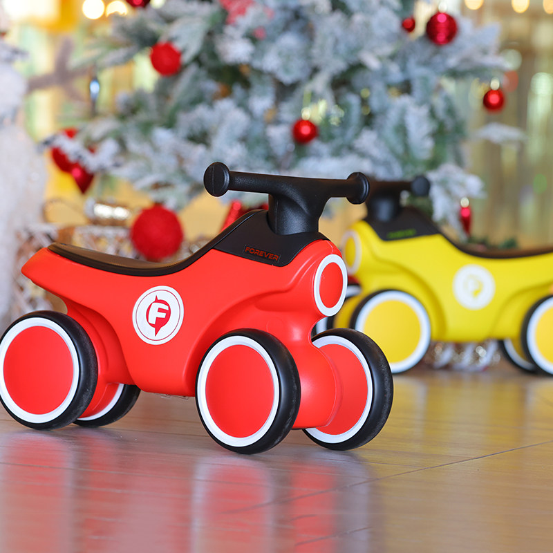 Permanent child balance car baby slip car 1-3-year-old 2 children Four rounds of the first school gift for young children