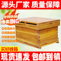 Bee beehive full set of seven boxes ten boxes beekeeping tools Standard cedar beehive beehive cooking wax nest box beehive bucket