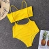 Riya des Riva Phong cách châu Âu và Mỹ Thiết kế dây đeo mỏng Bikini Bộ đồ bơi một mảnh Bali Kỳ nghỉ - Bikinis