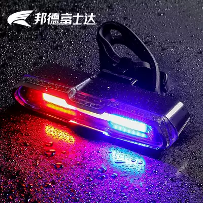 Bicycle mountain bike riding equipment USB charging flash taillight Portable night warning light Mini waterproof LED