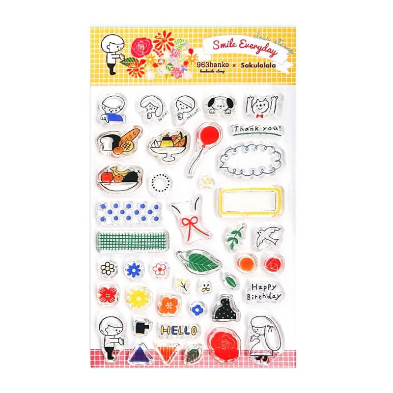Free Shipping on Orders over 99, 963Hanko Hachikaho Acha Sakuralala Moriyama Mio Transparent Stamp