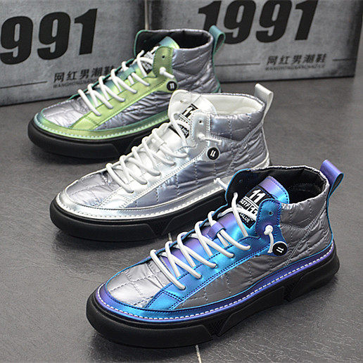 Autumn and winter new men's shoes leather casual board shoes