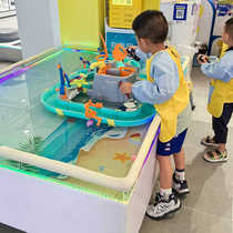 Childrens playground amusement handmade table new project board game water remote control toy table led light belt wheel equipment
