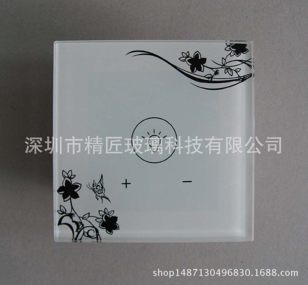 Tempered Glass Switch Panel Touch Style Switch Panel Glass Smart Home Switch Panel