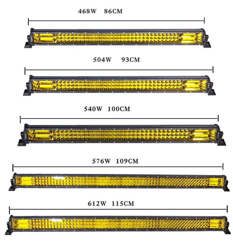 đèn gầm ô tô Ô tô LED Dải dài ánh sáng 12V24V LIGHT SIÊU SIÊU MING -MID -NET Vụ nổ nhẹ ánh sáng màu vàng sương mù Truck Đèn thanh sửa đổi đèn sương mù xe ô tô đèn oto