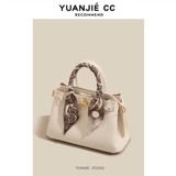 Портативная платиновая вместительная и большая сумка на одно плечо, из натуральной кожи, премиум класс