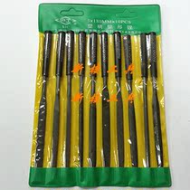 Steel file Shijin filing knife plastic handle plastic File 5 * 180mm 10 sets set