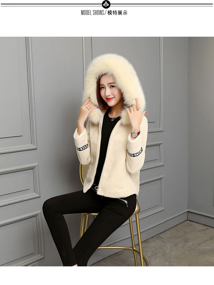 Xử lý cừu cắt coat Haining chống biển áo khoác lông thú nữ 2018 mới mùa đông lamb fur fur đoạn ngắn áo lông khoác ngoài váy