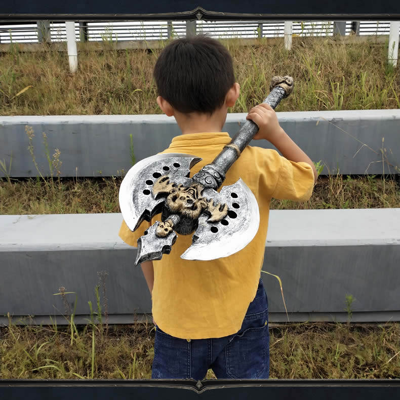 Children's Toys Swords Shields Boys Gifts Stage Props Weapons Safety Toys Axe Hammer