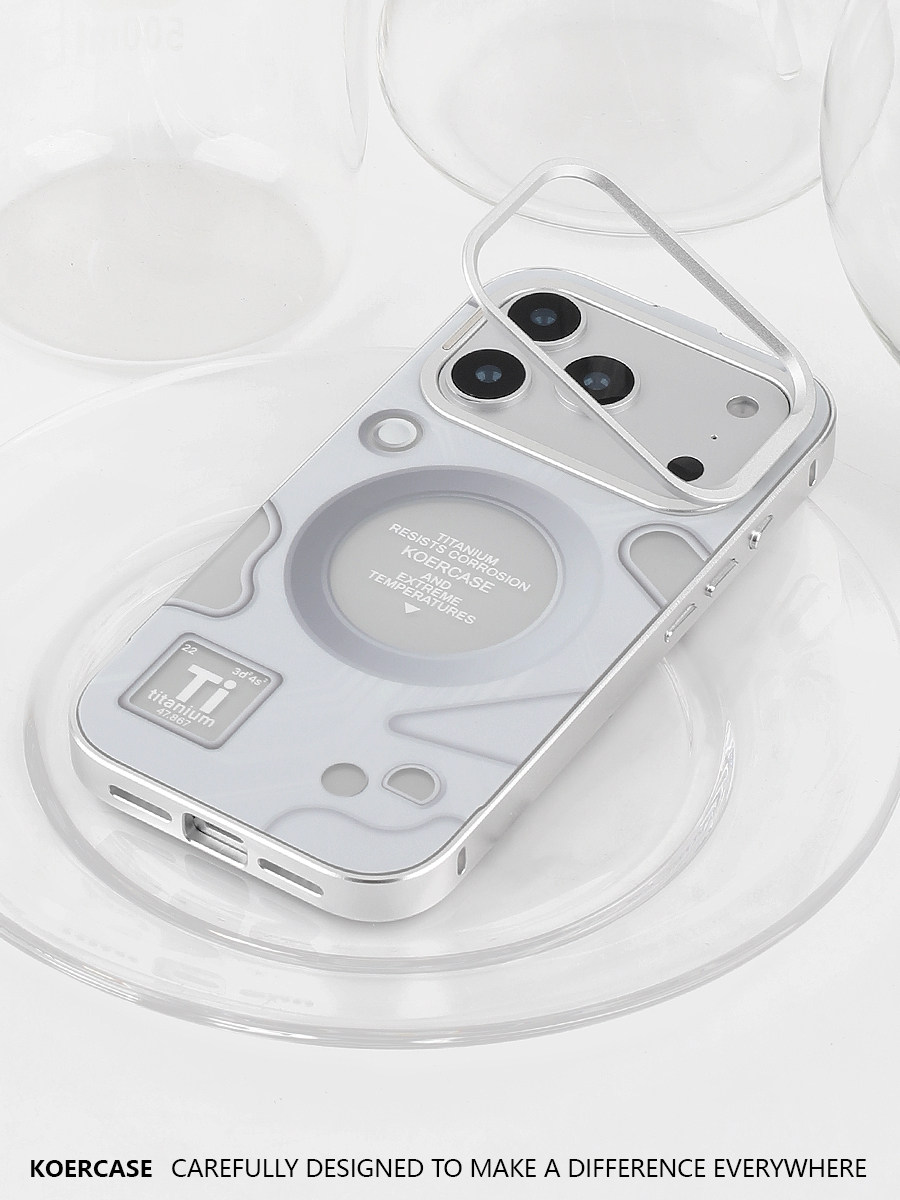 Titanium Element Graphic Stand iPhone Case