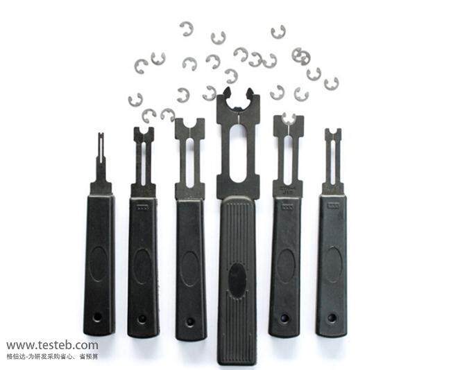 Domestic e type snap spring pliers ETH-1 2C type clasp pliers E-type ring fork mesoforked ETSK-3 seat sub-tool