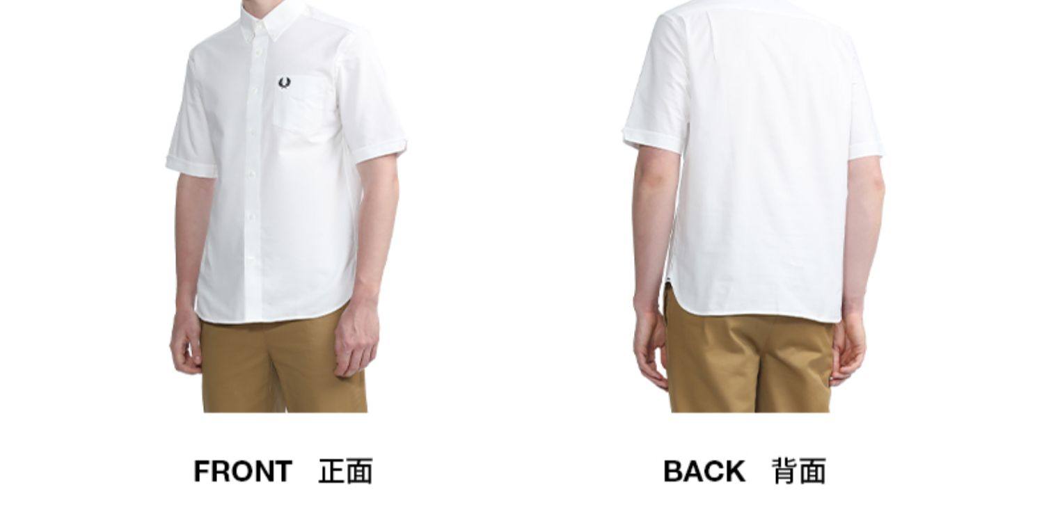Fred Perry 佛莱德·派瑞 23年夏季款 纯棉 男式短袖衬衫 M3027 多重优惠折后￥486.65包邮 3色可选
