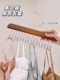 Xinjiang free shipping suspender clothes rack multi-functional underwear vest storage household dormitory solid wood hook wavy clothes rack