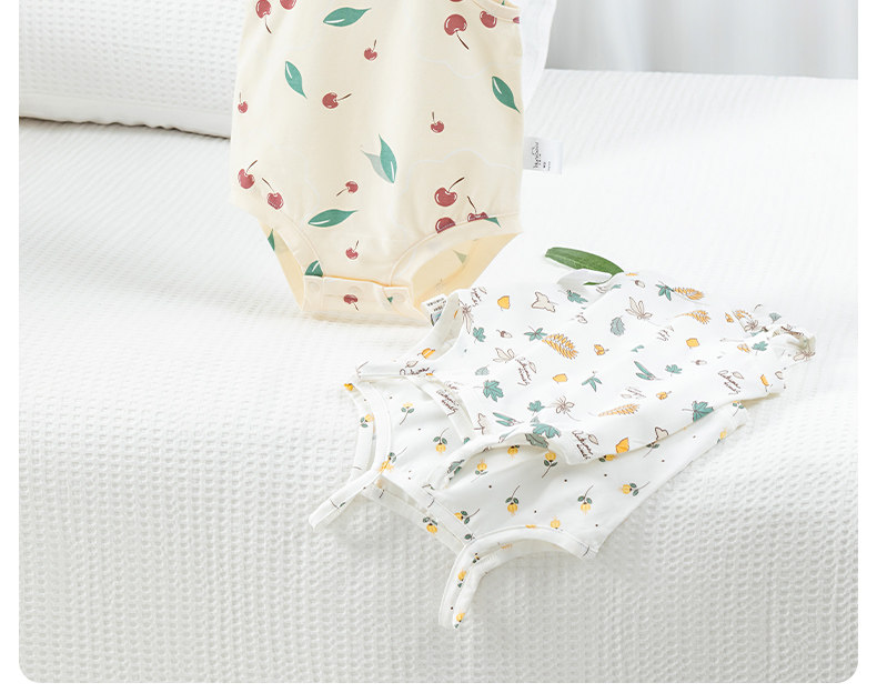 Baby Girl Onesie Summer Infant Vest Sling — 12