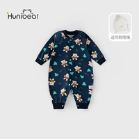 Медведь Рождество - синий