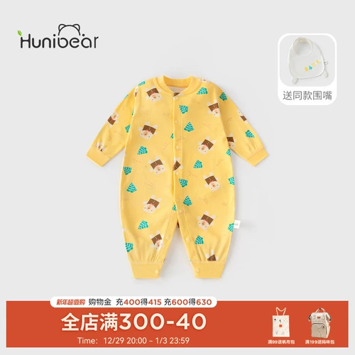 Детский осенний хлопковый лонгслив для выхода на улицу, боди, детская тонкая пижама для новорожденных, в западном стиле