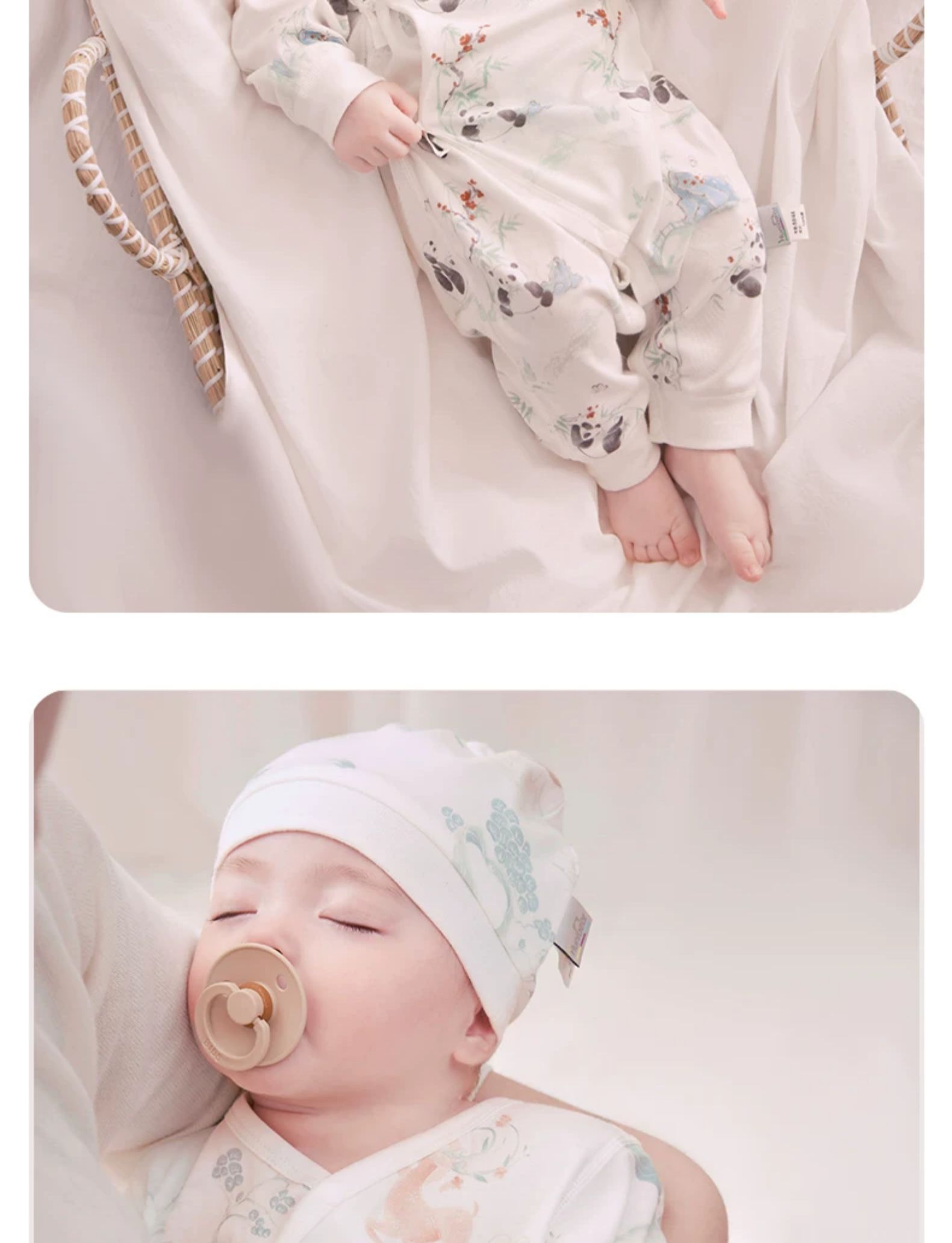 【Pregnant Mom Gift 2.0 - New Customers Starting at 39.9】Happy Bear Newborn Romper Baby Jumpsuit Gift Box Set — 28
