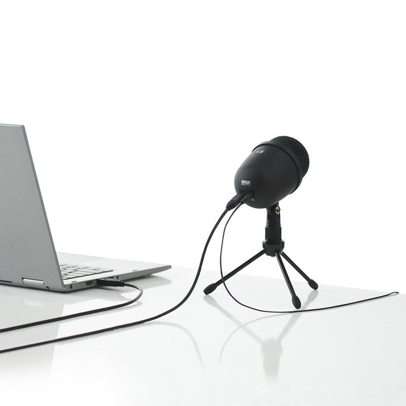 Japan's SANWA Microphone USB Microphone Learning Office Household Recording Capacitor Live Meeting
