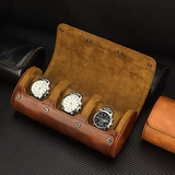Коробка для хранения, портативная коробка для часов, механические механические часы для путешествий, сумка-органайзер, коробочка для хранения, из натуральной кожи