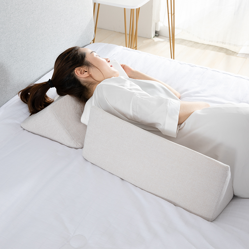Triangle cushion turning cushion nursing bed for the elderly patient anti-bedsore medical side lying lactation pillow Shenzer backrest cushion