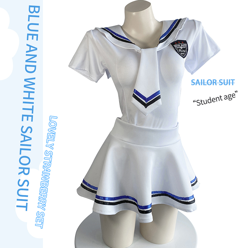 Day of students' school uniforms pseudo-maiden men's uniformed men's women's women's clothes gags play suit cd changing role plays out-Taobao