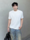 A Carton Jackson Wang's Same Style Short-Sleeve T-Shirt 300g Sorona Base Shirt Slim Fit Versatile Half-Sleeve Top for Men