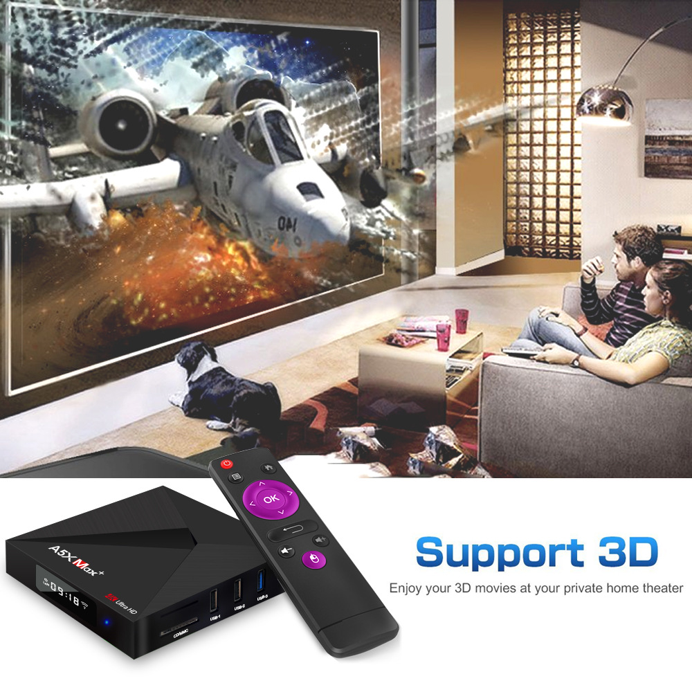 máy chiếu giá rẻ 4k không dây HD nhà mạng set-top box lõi tứ Android TV box máy nghe nhạc wifi kich song wifi