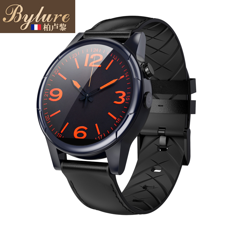 Bylure smart watch men and women multi-function 4g full Netcom plug-in card call online gps positioning waterproof sports