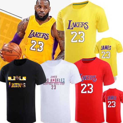七亨洛杉矶湖人小皇帝勒布朗詹姆斯球衣队服纯