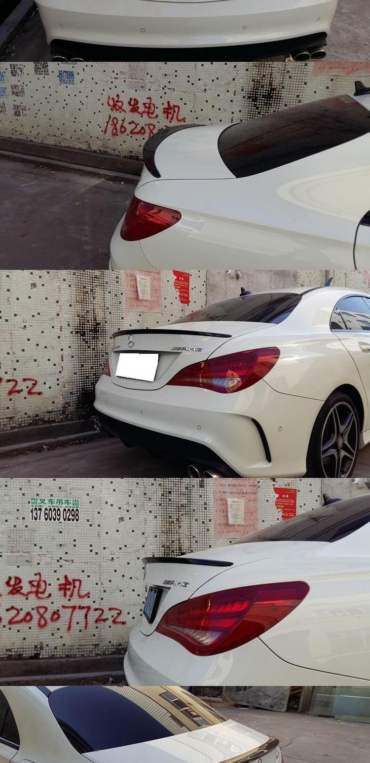 Đuôi xe trang trí áp dụng Mercedes-Benz CLA CLA200 CLA220 CLA260 không có đuôi bằng sợi carbon - Sopida trên cánh lướt gió