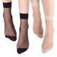 Anti-slip stockings new 2023 popular short-tube summer ultra-thin crystal stockings transparent anti-snapping silk wear-resistant flesh-colored steel stockings