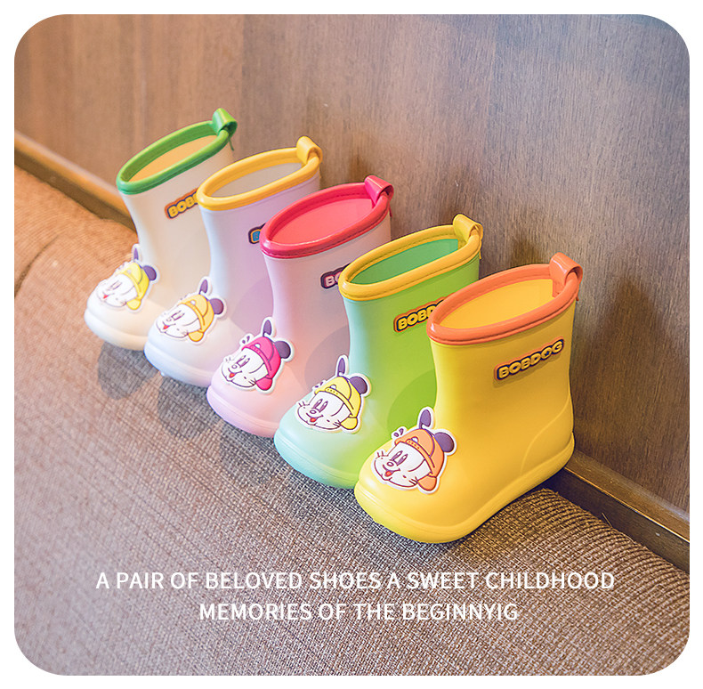 Детский нескользящий флисовый дождевик для мальчиков 