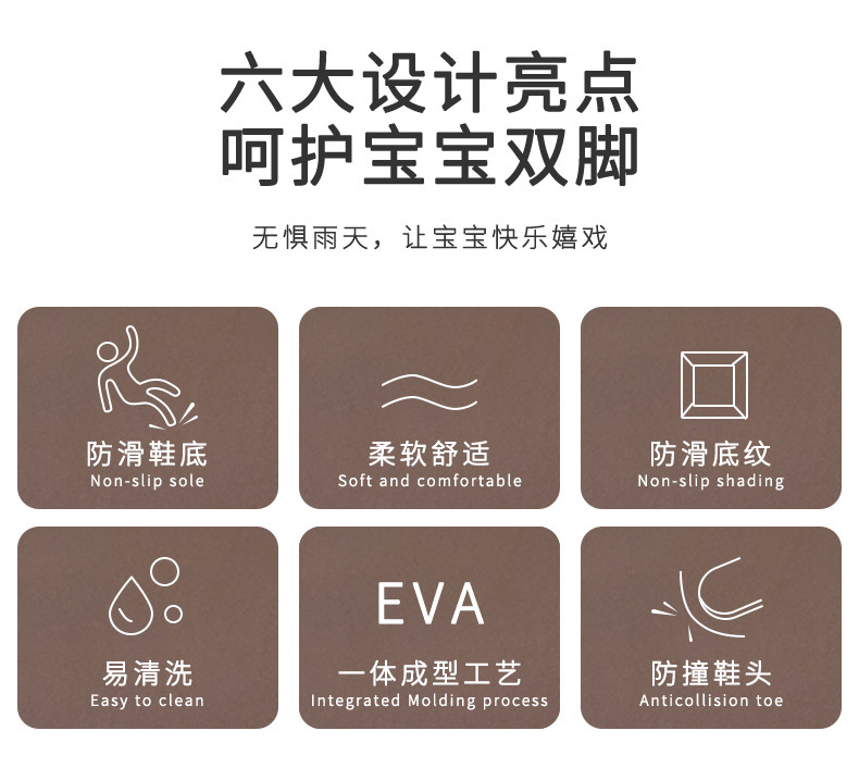 Детский нескользящий флисовый дождевик для мальчиков 